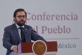 President Claudia Sheinbaum Holds Briefing - Mexico