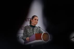 President Claudia Sheinbaum Holds Briefing - Mexico