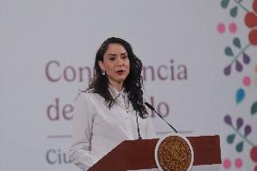 President Claudia Sheinbaum Holds Briefing - Mexico