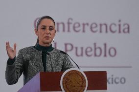 President Claudia Sheinbaum Holds Briefing - Mexico
