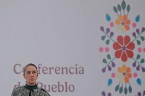 President Claudia Sheinbaum Holds Briefing - Mexico