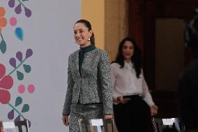 President Claudia Sheinbaum Holds Briefing - Mexico