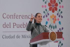 President Claudia Sheinbaum Holds Briefing - Mexico