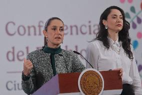 President Claudia Sheinbaum Holds Briefing - Mexico
