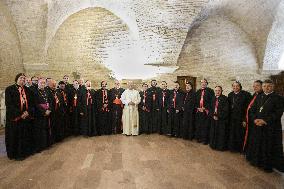 Pope Leo XIV Meets Members of the Synod of the Patriarchal Church of Antioch - Vatican