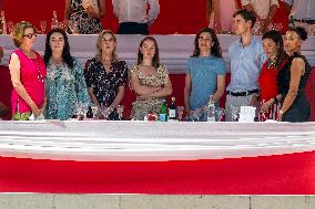NO TABLOIDS -  Royals At The Longines Jumping International of Monte-Carlo
