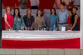 NO TABLOIDS -  Royals At The Longines Jumping International of Monte-Carlo