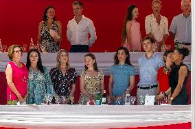 NO TABLOIDS -  Royals At The Longines Jumping International of Monte-Carlo