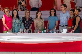 NO TABLOIDS -  Royals At The Longines Jumping International of Monte-Carlo