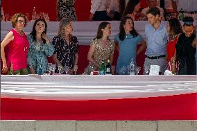 NO TABLOIDS -  Royals At The Longines Jumping International of Monte-Carlo