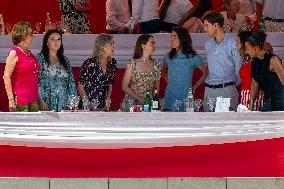 NO TABLOIDS -  Royals At The Longines Jumping International of Monte-Carlo