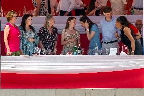 NO TABLOIDS -  Royals At The Longines Jumping International of Monte-Carlo