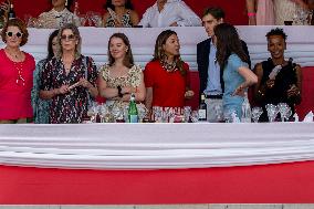 NO TABLOIDS -  Royals At The Longines Jumping International of Monte-Carlo