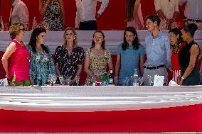 NO TABLOIDS -  Royals At The Longines Jumping International of Monte-Carlo