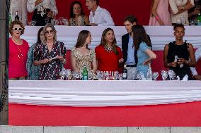 NO TABLOIDS -  Royals At The Longines Jumping International of Monte-Carlo