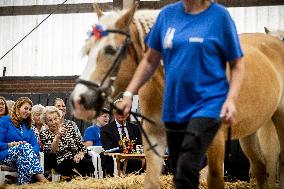 Princess Beatrix At 60th Anniversary Of Foundation For Horse Riding For Disabled People - The Hague