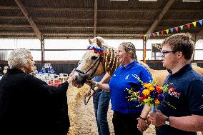 Princess Beatrix At 60th Anniversary Of Foundation For Horse Riding For Disabled People - The Hague