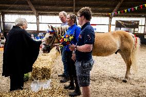 Princess Beatrix At 60th Anniversary Of Foundation For Horse Riding For Disabled People - The Hague