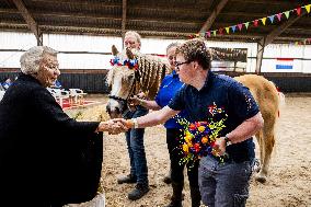 Princess Beatrix At 60th Anniversary Of Foundation For Horse Riding For Disabled People - The Hague
