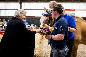 Princess Beatrix At 60th Anniversary Of Foundation For Horse Riding For Disabled People - The Hague