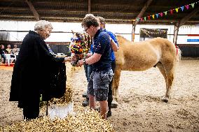 Princess Beatrix At 60th Anniversary Of Foundation For Horse Riding For Disabled People - The Hague