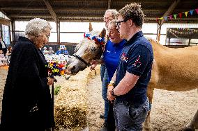 Princess Beatrix At 60th Anniversary Of Foundation For Horse Riding For Disabled People - The Hague