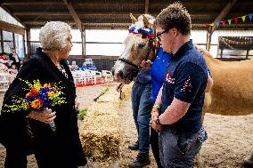 Princess Beatrix At 60th Anniversary Of Foundation For Horse Riding For Disabled People - The Hague