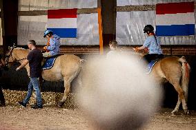 Princess Beatrix At 60th Anniversary Of Foundation For Horse Riding For Disabled People - The Hague