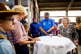 Princess Beatrix At 60th Anniversary Of Foundation For Horse Riding For Disabled People - The Hague