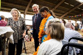 Princess Beatrix At 60th Anniversary Of Foundation For Horse Riding For Disabled People - The Hague