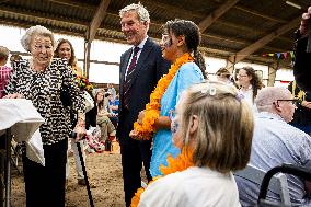 Princess Beatrix At 60th Anniversary Of Foundation For Horse Riding For Disabled People - The Hague