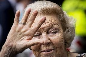 Princess Beatrix At 60th Anniversary Of Foundation For Horse Riding For Disabled People - The Hague