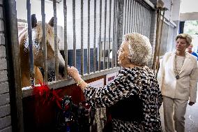 Princess Beatrix At 60th Anniversary Of Foundation For Horse Riding For Disabled People - The Hague