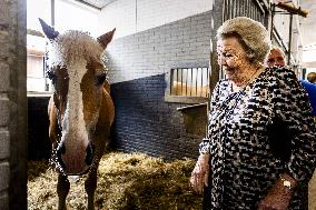 Princess Beatrix At 60th Anniversary Of Foundation For Horse Riding For Disabled People - The Hague