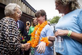 Princess Beatrix At 60th Anniversary Of Foundation For Horse Riding For Disabled People - The Hague