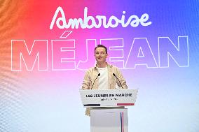 Emmanuel Macron At 10th Anniversary Of Jeunes Avec Macron - Paris