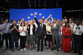 Emmanuel Macron At 10th Anniversary Of Jeunes Avec Macron - Paris