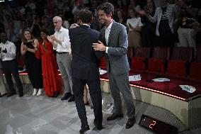 Emmanuel Macron At 10th Anniversary Of Jeunes Avec Macron - Paris