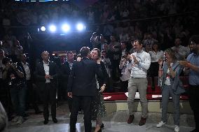 Emmanuel Macron At 10th Anniversary Of Jeunes Avec Macron - Paris