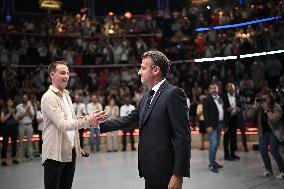 Emmanuel Macron At 10th Anniversary Of Jeunes Avec Macron - Paris