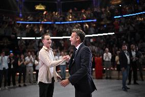 Emmanuel Macron At 10th Anniversary Of Jeunes Avec Macron - Paris