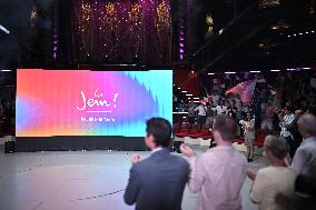Emmanuel Macron At 10th Anniversary Of Jeunes Avec Macron - Paris