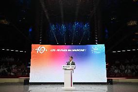 Emmanuel Macron At 10th Anniversary Of Jeunes Avec Macron - Paris