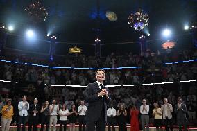 Emmanuel Macron At 10th Anniversary Of Jeunes Avec Macron - Paris