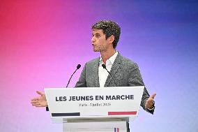 Emmanuel Macron At 10th Anniversary Of Jeunes Avec Macron - Paris