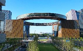 Giant Circular Building in Shanghai
