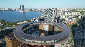 Giant Circular Building in Shanghai