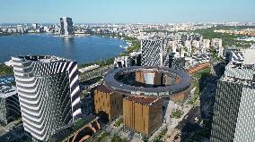 Giant Circular Building in Shanghai