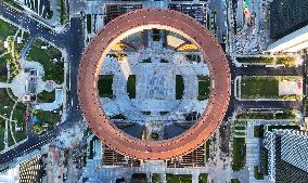 Giant Circular Building in Shanghai