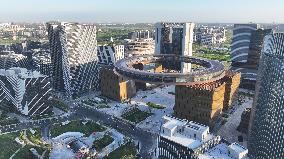 Giant Circular Building in Shanghai